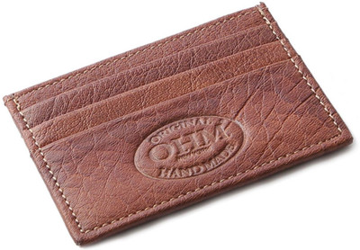 

OHM NEWYORK Men's 6 Card Holder(Set of 1, Tan)