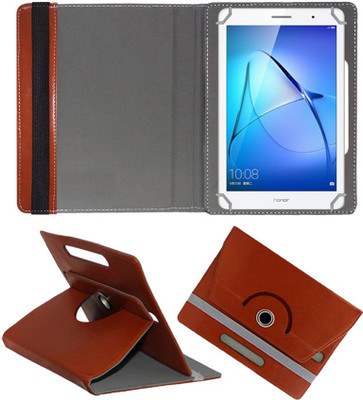 Fastway Book Cover for Honor MediaPad T3 8 inch(Brown, Cases with Holder)