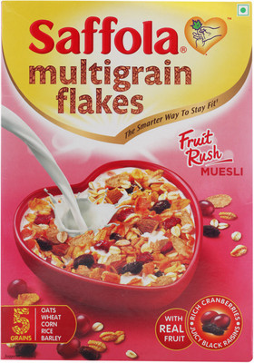 

Saffola Multigrain Flakes Fruit Rush Muesli(400 g, Box)