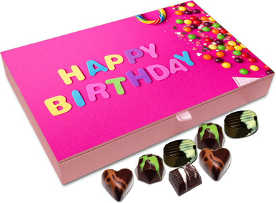 

Chocholik Gift Box - Happy Birthday My Friend Chocolate Box - 12pc Truffles(144 g)