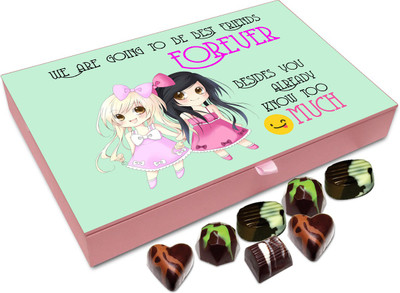

Chocholik Gift Box - We Are Going To Be Best Friends Forever Chocolate Box - 12pc Truffles(144 g)
