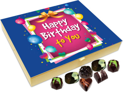 

Chocholik Gift Box - Happy Birthday To You My Friend Chocolate Box - 20pc Truffles(240 g)