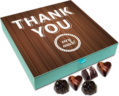 

Chocholik Gift Box - Thank You Very Much Chocolate Box - 9pc Truffles(108 g)
