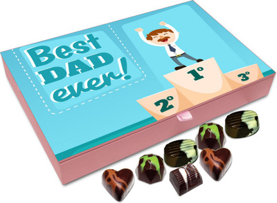 

Chocholik Gift Box - You Are The Best Dad In The World Chocolate Box - 12pc Truffles(144 g)