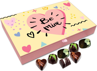 Chocholik Gift Box - Please Be Mine Chocolate Box - 12pc Truffles(144 g)