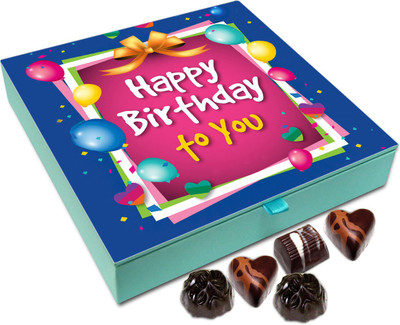 

Chocholik Gift Box - Happy Birthday To You My Friend Chocolate Box - 9pc Truffles(108 g)