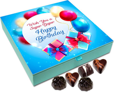 

Chocholik Gift Box - Wish You A Very Happy And Exciting Birthday Chocolate Box - 9pc Truffles(108 g)