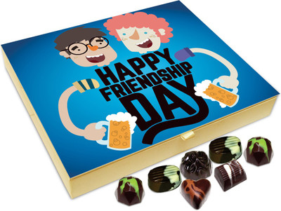 

Chocholik Gift Box - Happy Friendship Day Chocolate Box - 20pc Truffles(240 g)