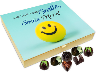 

Chocholik Gift Box - You Have A Cute Smile Chocolate Box - 20pc Truffles(240 g)
