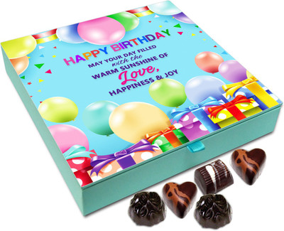 

Chocholik Gift Box - On This Birthday May Your Day Be Filled With Sunshine Chocolate Box - 9pc Truffles(108 g)