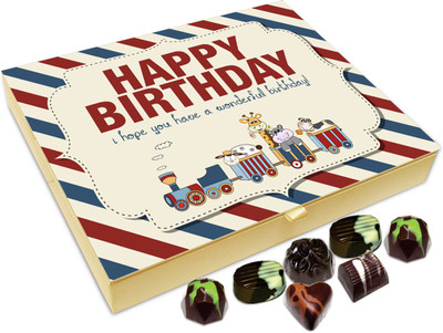 

Chocholik Gift Box - I Hope You have A very Entertaining Birthday Chocolate Box - 20pc Truffles(240 g)