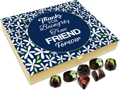 

Chocholik Gift Box - Thanks For Being My True Friend Forever Chocolate Box - 20pc Truffles(240 g)