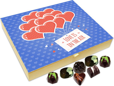 

Chocholik Gift Box - There Is Lots Of Love In The Air Chocolate Box - 20pc Truffles(240 g)