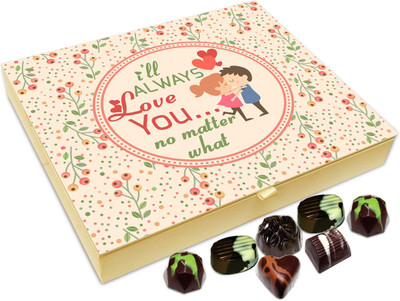 

Chocholik Gift Box - I Will Always Support You No Matter What Chocolate Box - 20pc Truffles(240 g)