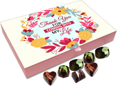 

Chocholik Gift Box - Thank You For Coming Into My Life Chocolate Box - 12pc Truffles(144 g)