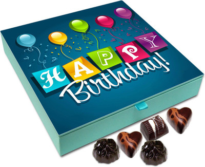 

Chocholik Gift Box - Have A Colorful Birthday Chocolate Box - 9pc Truffles(108 g)