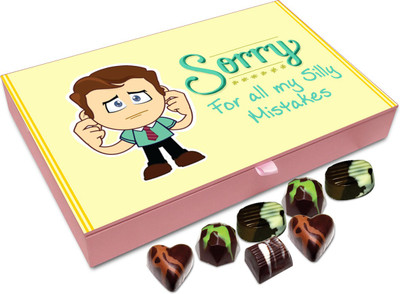 

Chocholik Gift Box - Sorry For All My Silly Mistakes Chocolate Box - 12pc Truffles(144 g)