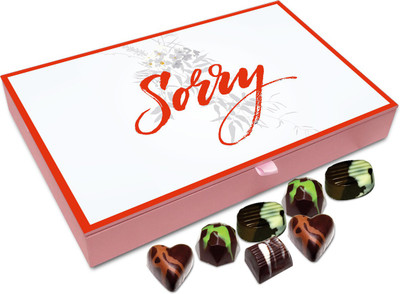 

Chocholik Gift Box - Sorry For All The Mistakes I Did Chocolate Box - 12pc Truffles(144 g)