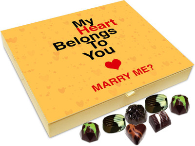 

Chocholik Gift Box - Will You Marry Me Chocolate Box - 20pc Truffles(240 g)