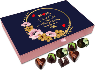 

Chocholik Gift Box - Mom Thank You For Always Being There For Me Chocolate Box - 12pc Truffles(144 g)