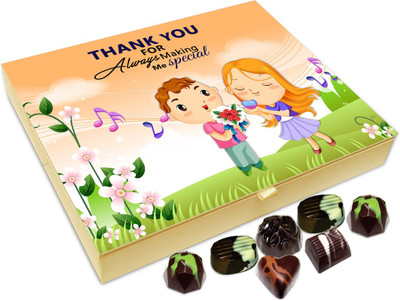 

Chocholik Gift Box - Thank You for Always Making Me Special Chocolate Box - 20pc Truffles(240 g)