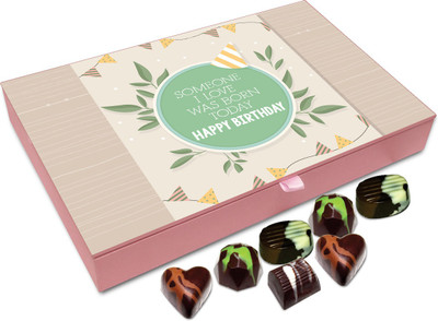 

Chocholik Gift Box - Someone I Love Was Born Today Chocolate Box - 12pc Truffles(144 g)