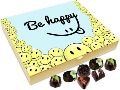 

Chocholik Gift Box - Be Happy And Keep Smiling Chocolate Box - 20pc Truffles(240 g)