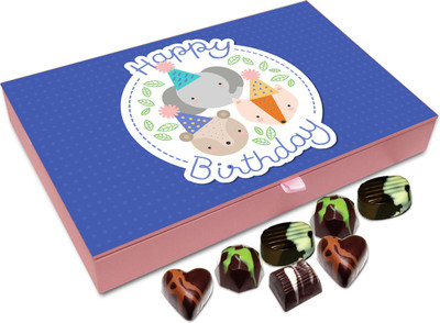 Chocholik Gift Box - Happy Birthday My Crazy Friend Chocolate Box - 12pc Truffles(144 g)
