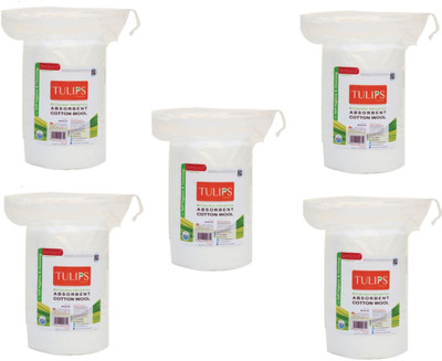 

Tulips Absorbent Cotton Wool Roll 100 Gm(5 Units)
