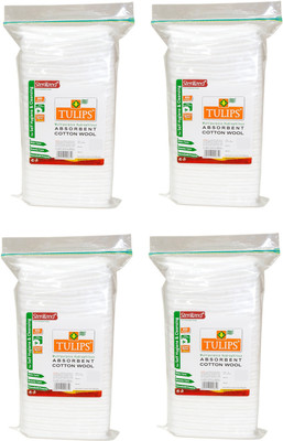

Tulips Absorbent Cotton Wool (Pleats)(Pack of 4)