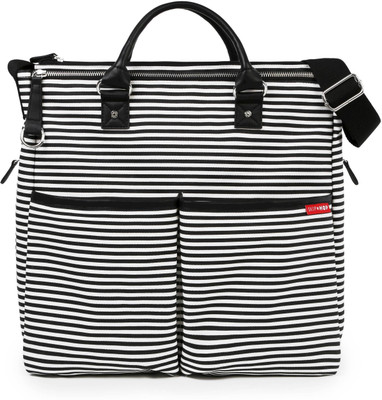 

Skip Hop Duo Special Edition Diaper Bag - BLACK/WHITE STRIPE Diaper Bag(Black// white)