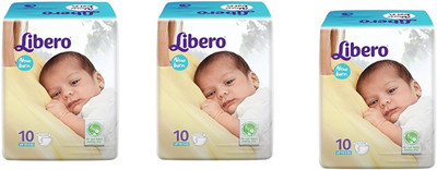 

Libero Libero Open New Born Size Diapers (10 Counts) - Pack Of 3 - New Born(30 Pieces)