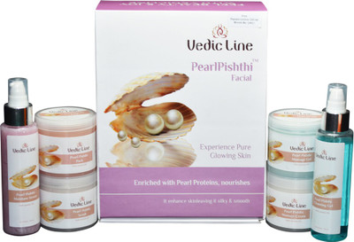 

Vedic Line Pearl Pishthi Facial Kit 600 ml(Set of 6)