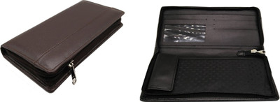 

Essart Faux Leather Check Book Case(Set Of 2, Black, Brown)