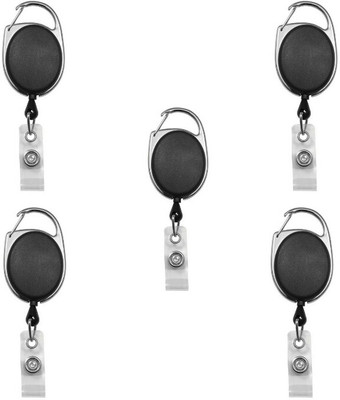 ART ME Plastic, Steel ID Badge Holder, ID Badge Reel(Pack of 5)