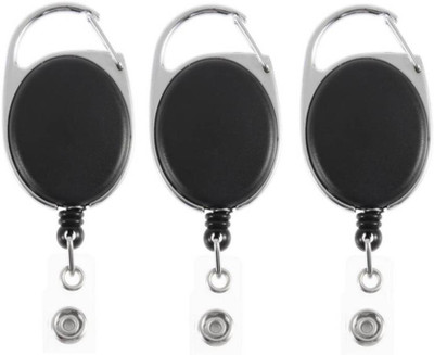 

ART ME Plastic, Steel ID Badge Holder, ID Badge Reel(Pack of 3)