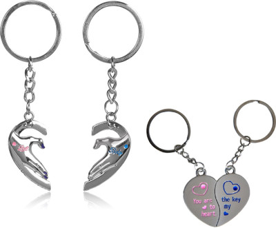 

Ryka Collection Love Baby & Key to The My Heart Key Chain