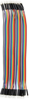 

Divye Electronics Solutions Male to Male Jumper Wire Bundle 20cm (40pcs) (Multicolor)(Multicolor)