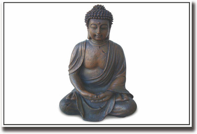 

Akhuratha Wall Poster buddha-meditating-statue-aps-azzu Paper Print(12 inch X 18 inch, Rolled)