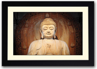 

Akhuratha Wall Poster wooden-buddha-afp-apne-atb Paper Print(12 inch X 18 inch, Rolled)