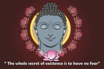 Aabhaas Wall Poster words-of-buddha-psh-v- Paper Print(12 inch X 18 inch, Rolled)