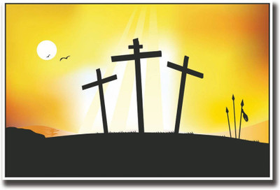 

Wall Poster three-jesus-christ-oss-aps- Paper Print(12 inch X 18 inch, Rolled)