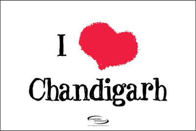 

Aabhaas Wall Poster i-love-chandigarh-ilove-haxhbj Paper Print(12 inch X 18 inch, Rolled)
