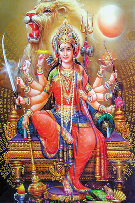 

Akhuratha Wall Poster -radhaipa-durga-po- Paper Print(12 inch X 18 inch, Rolled)