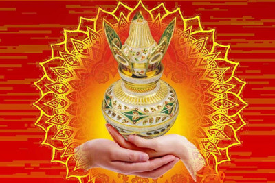 

Akhuratha Wall Poster -maa-laxmi- Paper Print(12 inch X 18 inch, Rolled)