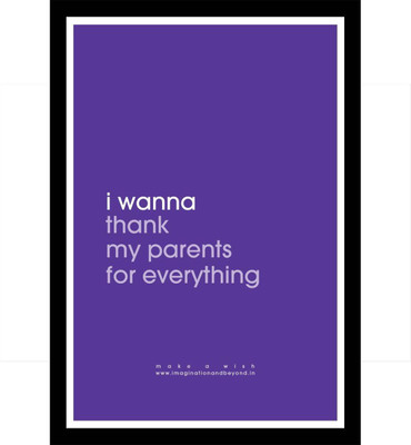 

Akhuratha Wall Poster make-a-wish-parents-mawframe-jpyrgvuzf Paper Print(12 inch X 18 inch, Rolled)