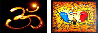 

Aabhaas Wall Poster om-radha-krishna-pss-xqxvyzjmx Paper Print(12 inch X 18 inch, Rolled)