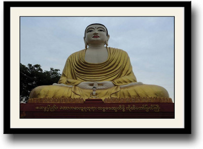 

Aabhaas Wall Poster buddha-statute-in-temple-asf-dyjmwjvgzq Paper Print(12 inch X 18 inch, Rolled)