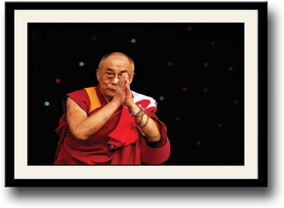 

Aabhaas Wall Poster dalai-lama-in-red-asf-dyjnpftbxjq Paper Print(12 inch X 18 inch, Rolled)