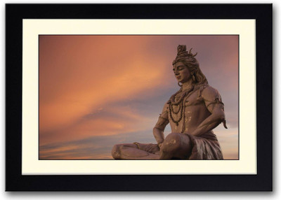 

Aabhaas Wall Poster h-e-shiva-statue-in-temple-afp-apj-hbmwh Paper Print(12 inch X 18 inch, Rolled)